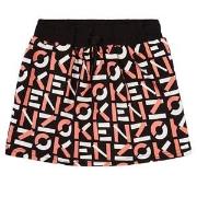Kenzo Multi Logo Skirt Black 8 years