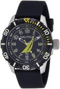 Nautica Miesten kello NAI08513G Analog Musta/Kumi Ø44 mm