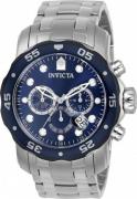 Invicta Miesten kello 80057 Pro Diver Sininen/Teräs Ø49 mm