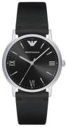 Emporio Armani Miesten kello AR11013 Dress Musta/Nahka Ø41 mm