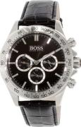 Hugo Boss Miesten kello 1513178 Ikon Musta/Nahka Ø44 mm