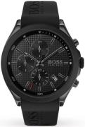 Hugo Boss Miesten kello 1513720 Musta/Kumi Ø44 mm