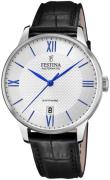 Festina Miesten kello F20484-1 Dress Hopea/Nahka Ø42 mm