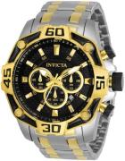 Invicta Miesten kello 33853 Pro Diver Musta/Kullansävytetty teräs