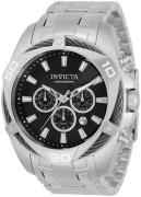 Invicta Miesten kello 34118 Bolt Musta/Teräs Ø50 mm