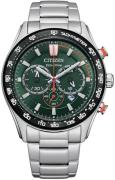 Citizen Miesten kello CA4486-82X Chrono Sport Vihreä/Teräs Ø43 mm