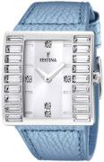 Festina Naisten kello F16538-5 Valkoinen/Nahka