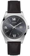 Guess Miesten kello W0874G1 Dress Harmaa/Nahka Ø40 mm