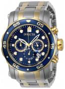 Invicta Miesten kello 23668 Pro Diver Sininen/Kullansävytetty teräs