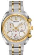 Bulova Miesten kello 98A157 Bracelet Hopea/Kullansävytetty teräs