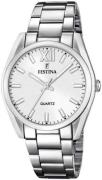 Festina Naisten kello F20622-1 Boyfriend Hopea/Teräs Ø36.8 mm