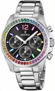 Festina Naisten kello F20606-3 Boyfriend Musta/Teräs Ø39 mm