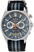 Seiko Miesten kello SSB409P1 Other Sininen/Tekstiili Ø41 mm