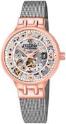 Festina Naisten kello F20581-1 Luurankokello/Teräs Ø32.5 mm