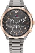 Tommy Hilfiger Miesten kello 1791871 Asher Harmaa/Teräs Ø44 mm