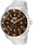 Invicta Miesten kello 35720 Pro Diver Ruskea/Teräs Ø47 mm