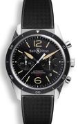 Bell & Ross Miesten kello BRV126-ST-HER-SRB BR 126 Musta/Kumi