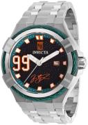 Invicta Miesten kello 28525 Jason Taylor Musta/Teräs Ø48 mm