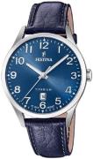 Festina Miesten kello F20467-2 Sininen/Nahka Ø40 mm