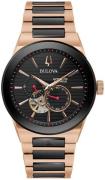 Bulova Miesten kello 98A236 Musta/Teräs Ø41 mm