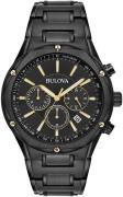 Bulova Miesten kello 98B287 Musta/Teräs Ø43 mm