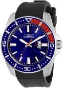 Invicta Miesten kello 30741 Sininen/Kumi Ø48 mm