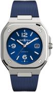 Bell & Ross Miesten kello BR05A-BLU-ST/SRB Br 05 Sininen/Kumi