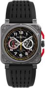 Bell & Ross Miesten kello BR-03-94-RS18 Br 03-94 Musta/Kumi