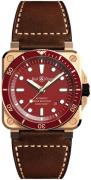 Bell & Ross Miesten kello BR-03-92-DIVER-RED-BRONZE Instruments