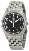 IWC Miesten kello IW327015 Pilots Musta/Teräs Ø40 mm