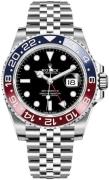 Rolex Miesten kello 126710BLRO-0001 Gmt-Master Ii Pepsi Musta/Teräs