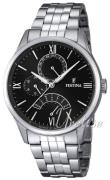 Festina Miesten kello F16822-4 Sport Musta/Teräs Ø43 mm