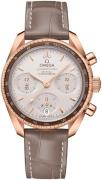 Omega 324.63.38.50.02.003 Speedmaster Chronograph 38 Mm Hopea/Nahka