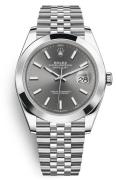 Rolex Miesten kello 126300-0008 Datejust 41 Harmaa/Teräs Ø41 mm