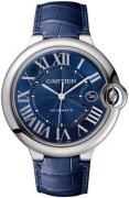 Cartier Miesten kello WSBB0027 Ballon Bleu De Sininen/Nahka Ø42 mm