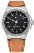 Tommy Hilfiger Miesten kello 1791650 Musta/Nahka Ø39 mm