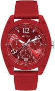 Guess Miesten kello W1256G4 Punainen/Kumi Ø46 mm