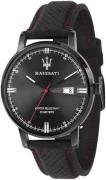 Maserati Miesten kello R8851130001 Eleganza Musta/Nahka Ø42 mm