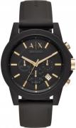 Armani Exchange Miesten kello AX7105 Outerbanks Musta/Kumi Ø45 mm