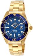 Invicta Miesten kello 14357 Pro Diver Sininen/Kullansävytetty teräs