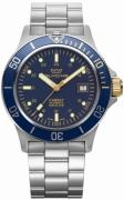 Glycine GL0271 Combat Sub Sininen/Teräs Ø42 mm