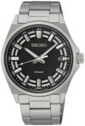 Seiko Miesten kello SUR505P1 Essentials Musta/Teräs Ø40 mm