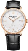 Baume & Mercier Miesten kello MOA10597 Classima Valkoinen/Nahka