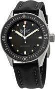 Blancpain Miesten kello 5100B-1110-B52A Fifty Fathoms Musta/Nahka