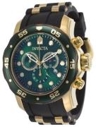 Invicta Miesten kello 17886 Pro Diver Vihreä/Kullansävytetty teräs