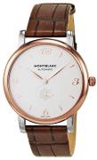 Montblanc Miesten kello 107309 Star Samppanja/Nahka Ø39 mm