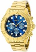 Invicta Miesten kello 36974 Pro Diver Sininen/Kullansävytetty teräs