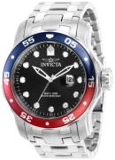 Invicta Miesten kello 39091 Pro Diver Musta/Teräs Ø48 mm