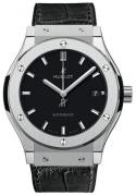 Hublot Miesten kello 542.NX.1171.LR Classic Fusion Musta/Nahka Ø42 mm