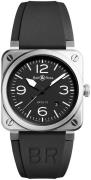 Bell & Ross Miesten kello BR0392-BLC-ST Br 03-92 Musta/Kumi Ø42